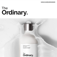 The Ordinary email thumbnail