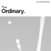 The Ordinary email thumbnail