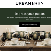 Urban Barn email thumbnail