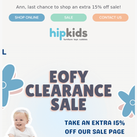 Hip Kids Australia email thumbnail