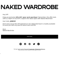 Naked Wardrobe email thumbnail