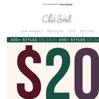 Chic Soul email thumbnail