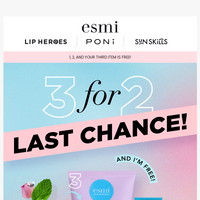 Esmi Skin Minerals email thumbnail