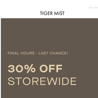 Tiger Mist email thumbnail