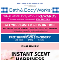 Bath and Body Works email thumbnail