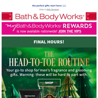 Bath and Body Works email thumbnail