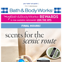 Bath and Body Works email thumbnail