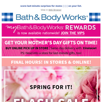 Bath and Body Works email thumbnail