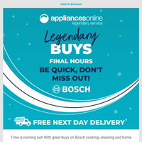 Appliances Online email thumbnail