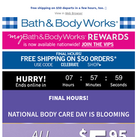 Bath and Body Works email thumbnail