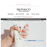 SKIN&CO  email thumbnail