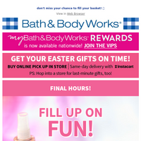 Bath and Body Works email thumbnail