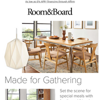 Room & Board email thumbnail