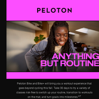 Peloton email thumbnail