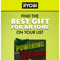 RYOBI Tools email thumbnail