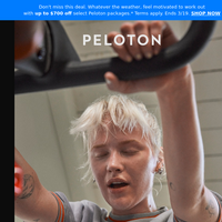 Peloton email thumbnail