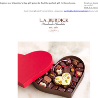 L.A. Burdick Chocolate email thumbnail