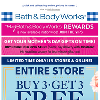 Bath and Body Works email thumbnail