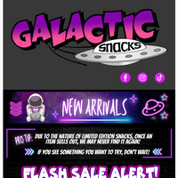 Galactic Snacks email thumbnail