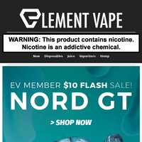 Element Vape email thumbnail