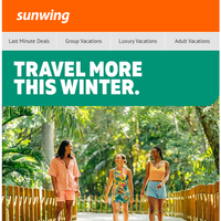 Sunwing Vacations email thumbnail