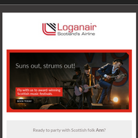 Loganair email thumbnail