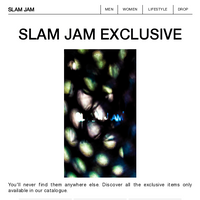 Slam Jam email thumbnail