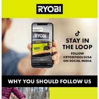 RYOBI Tools email thumbnail