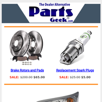 Parts Geek email thumbnail