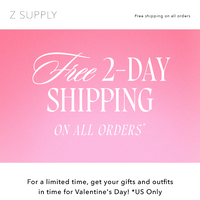 Z SUPPLY email thumbnail