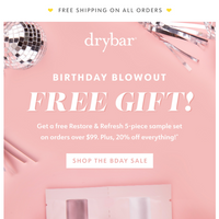 Drybar email thumbnail