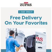 Cafe Zupas email thumbnail