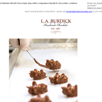 L.A. Burdick Chocolate email thumbnail