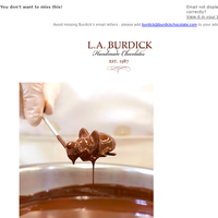 L.A. Burdick Chocolate email thumbnail