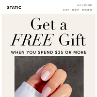 Static Nails email thumbnail