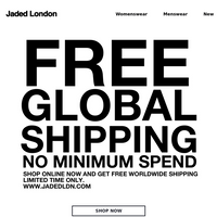 Jaded London email thumbnail