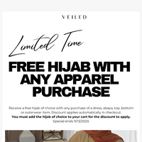 Veiled Collection email thumbnail