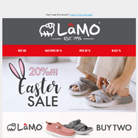 Lamo Footwear email thumbnail