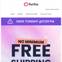 PatPat email thumbnail