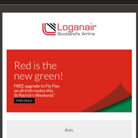 Loganair email thumbnail