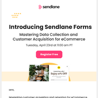 Sendlane email thumbnail