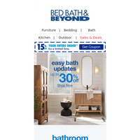 Bed Bath and Beyond email thumbnail