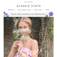 Altar'd State email thumbnail