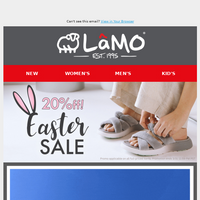 Lamo Footwear email thumbnail