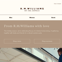 R.M.Williams Australia email thumbnail