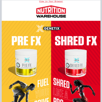 Nutrition Warehouse email thumbnail