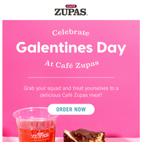 Cafe Zupas email thumbnail