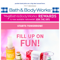 Bath and Body Works email thumbnail