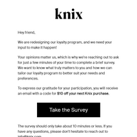 Knixwear Canada email thumbnail