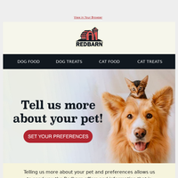 Redbarn Pet Products email thumbnail